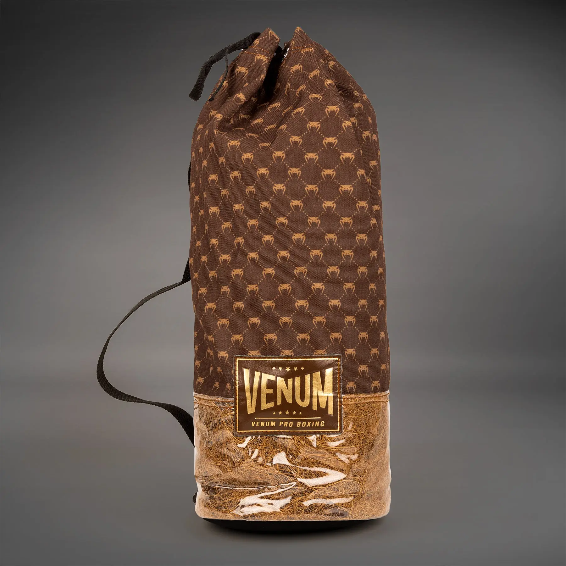 Venum Coco Monogram Pro Lace Up Boxing Gloves - Grizzly Brown страничен изглед