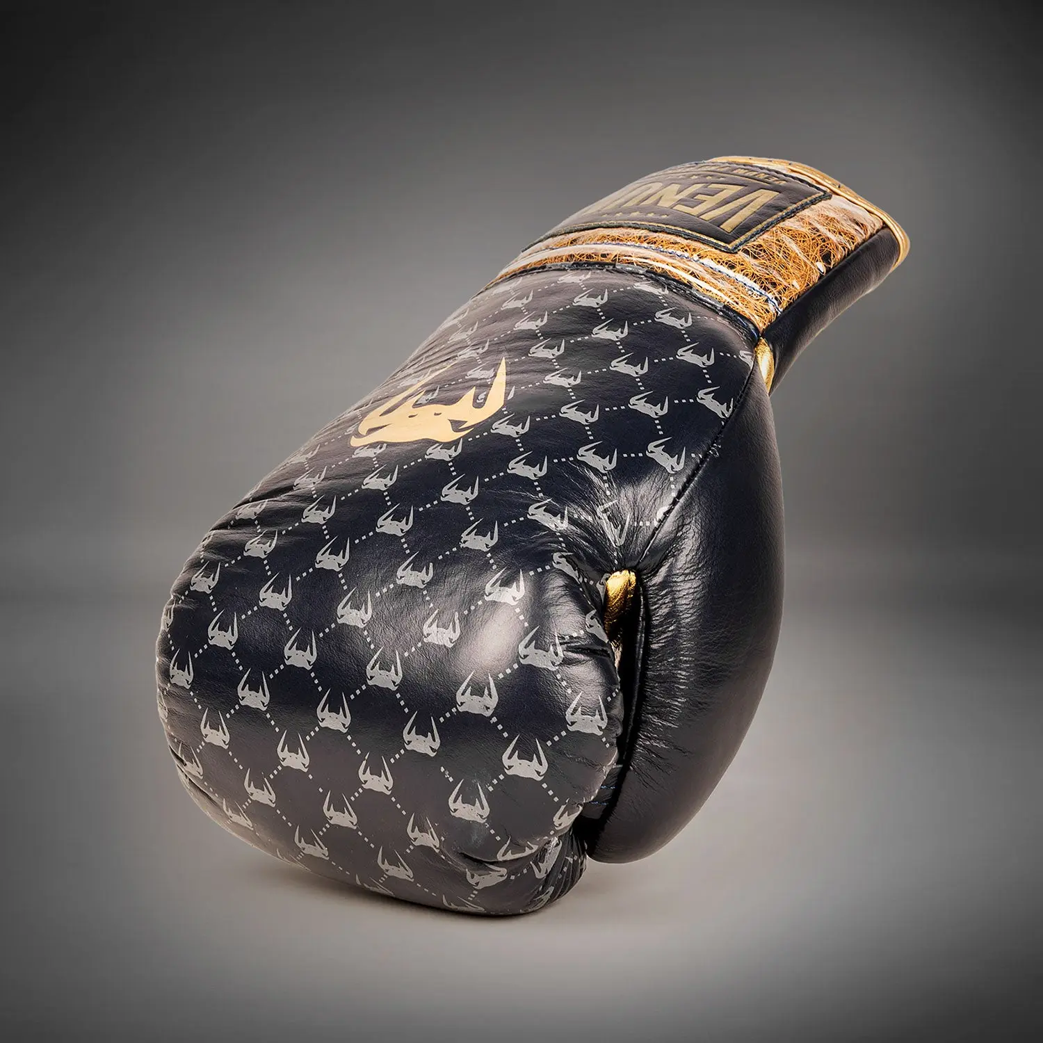 Venum Coco Monogram Pro Lace Up Boxing Gloves - State Blue