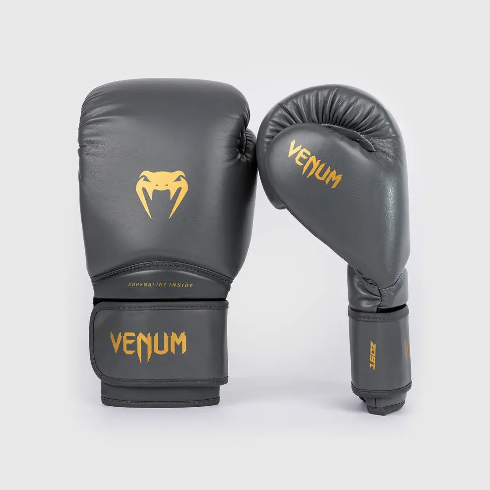 Боксови Ръкавици - Venum Contender 1.5 Boxing Gloves - Grey/Gold