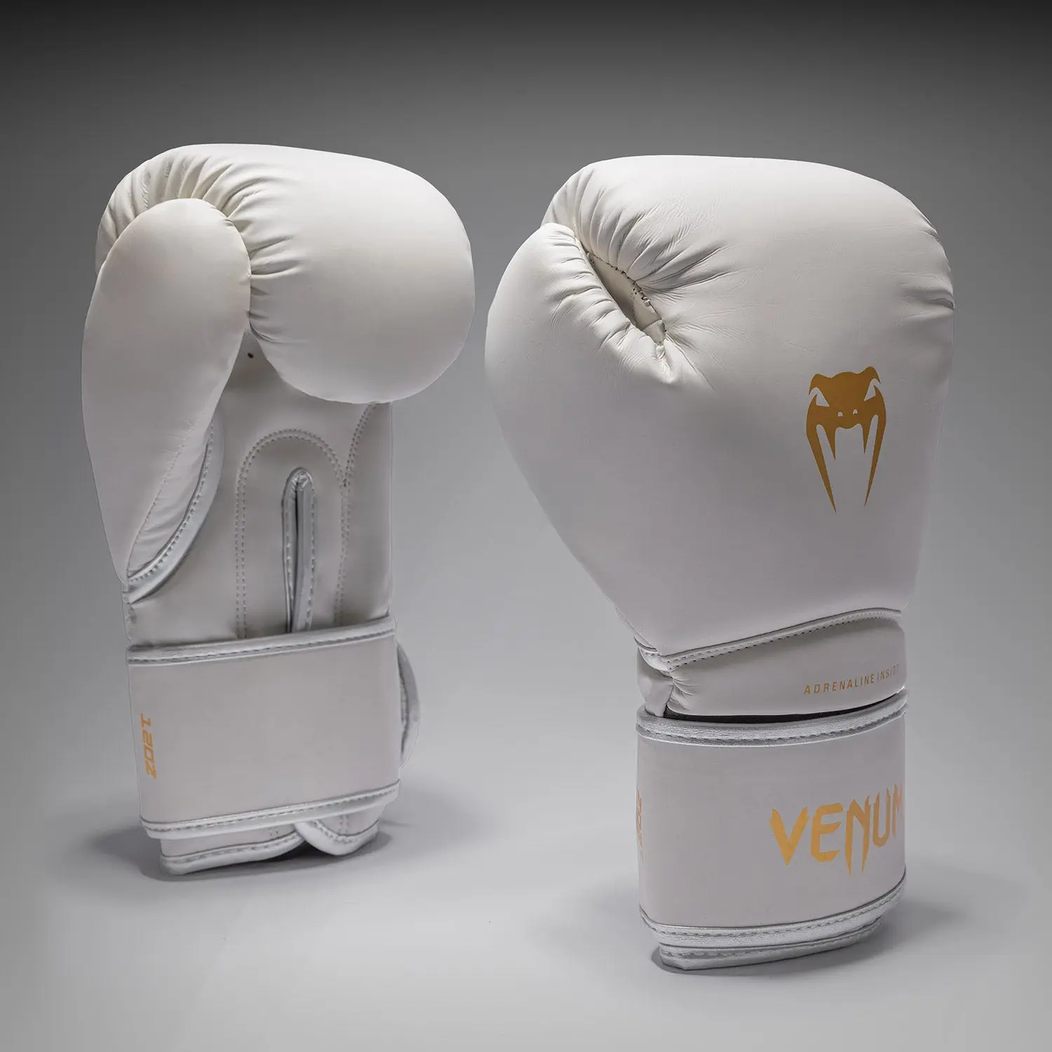 Venum Contender 1.5 Boxing Gloves - Ivory/ Gold