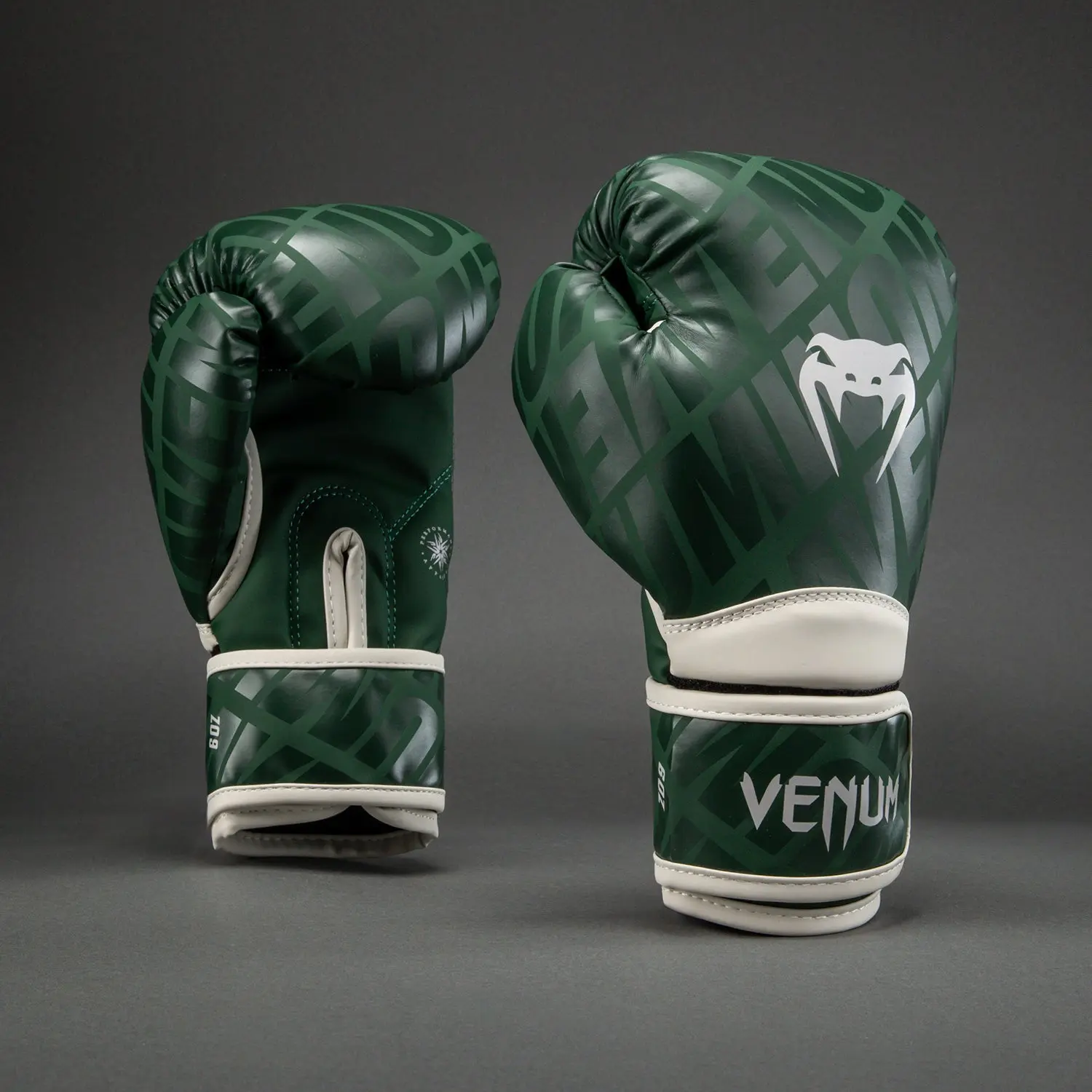 Venum Contender 1.5 XT Kids Boxing Gloves - Forest Green/Off White