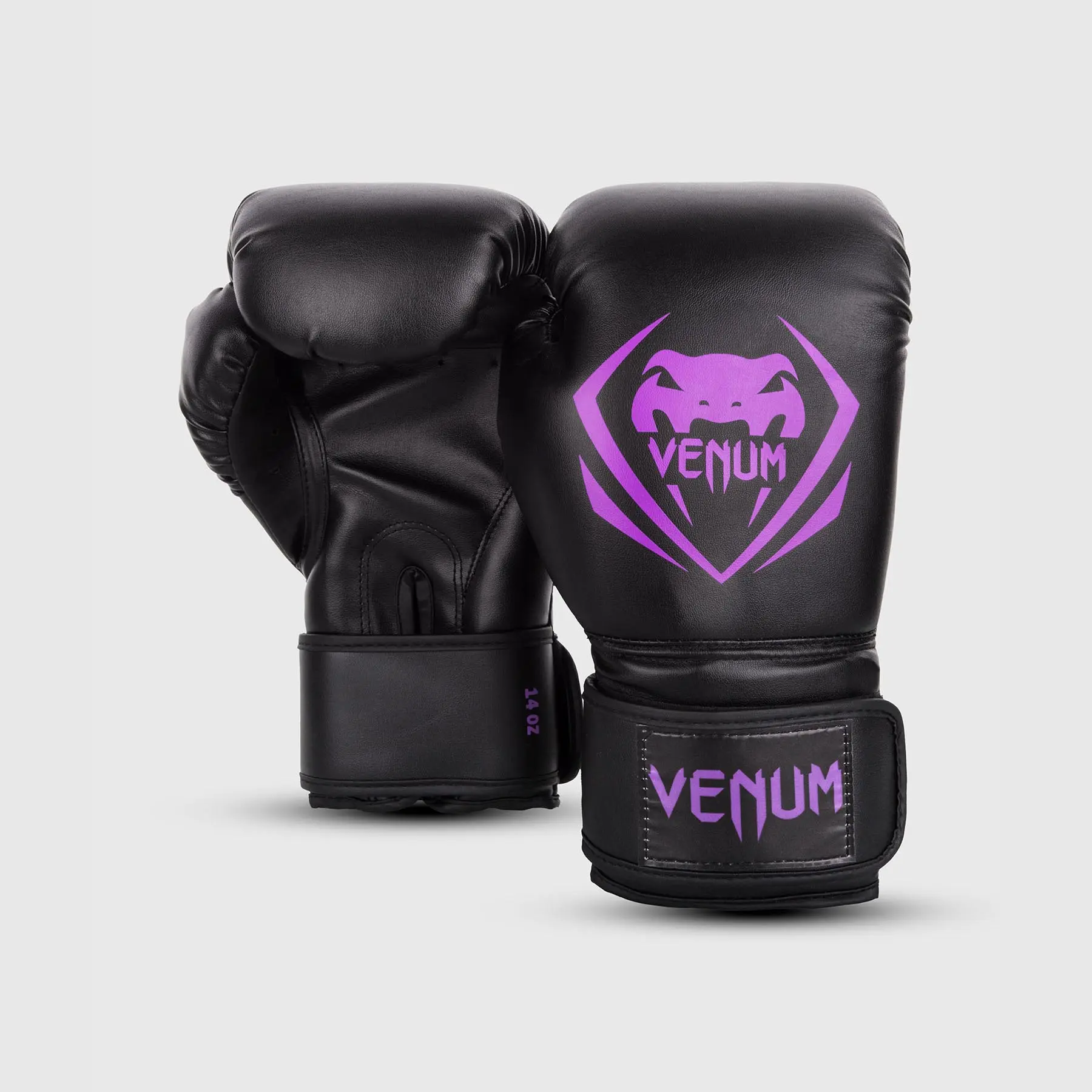 Venum Contender Boxing Gloves - Black/Purple