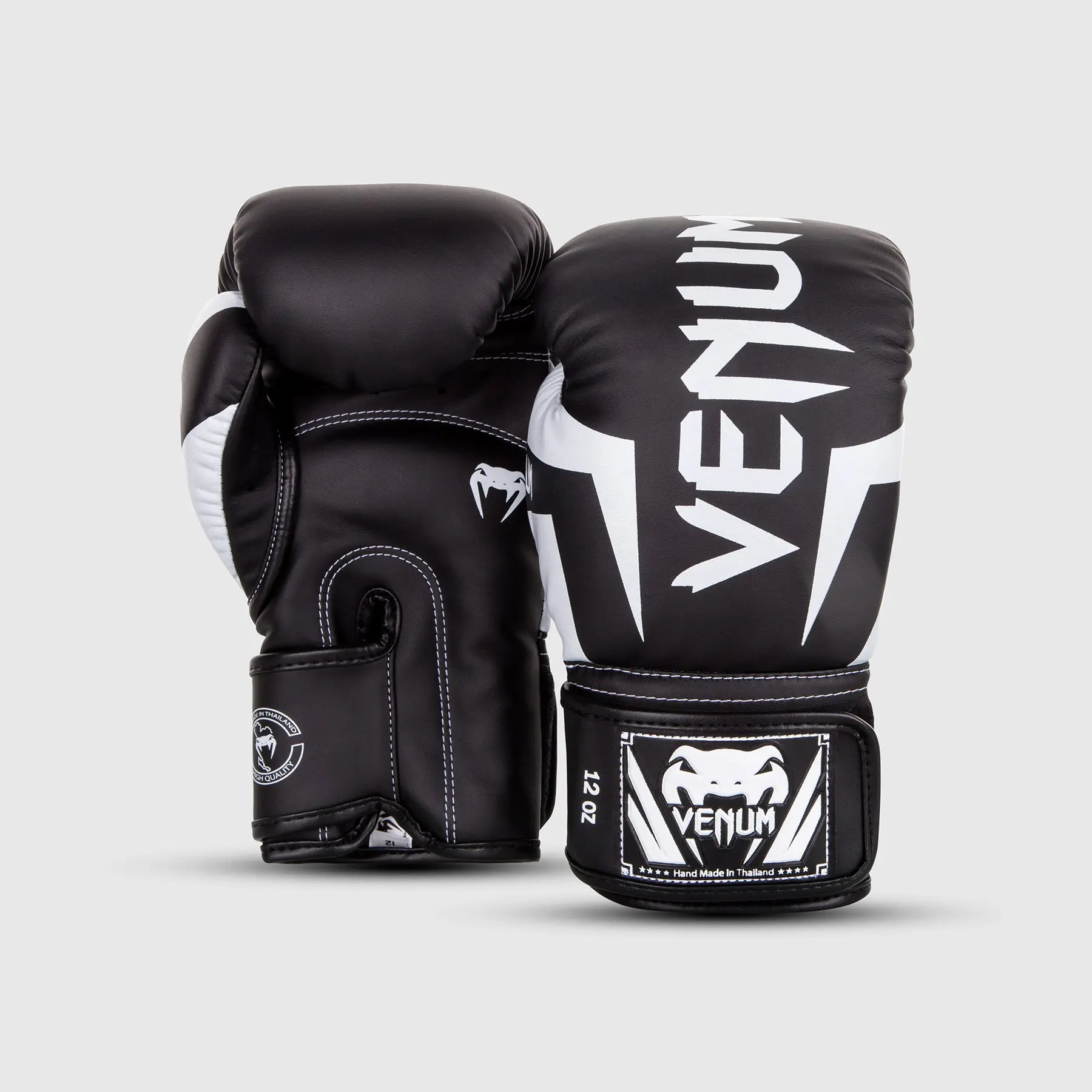 Venum Elite Boxing Gloves - Black/White