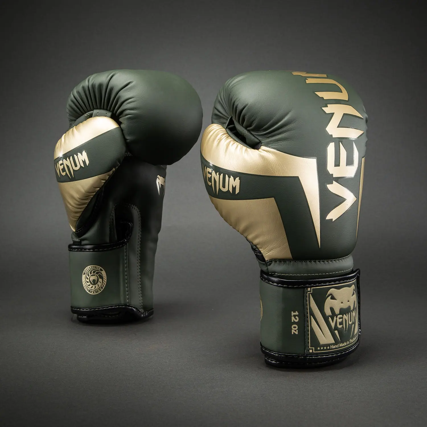 Venum Elite Boxing Gloves - Khaki