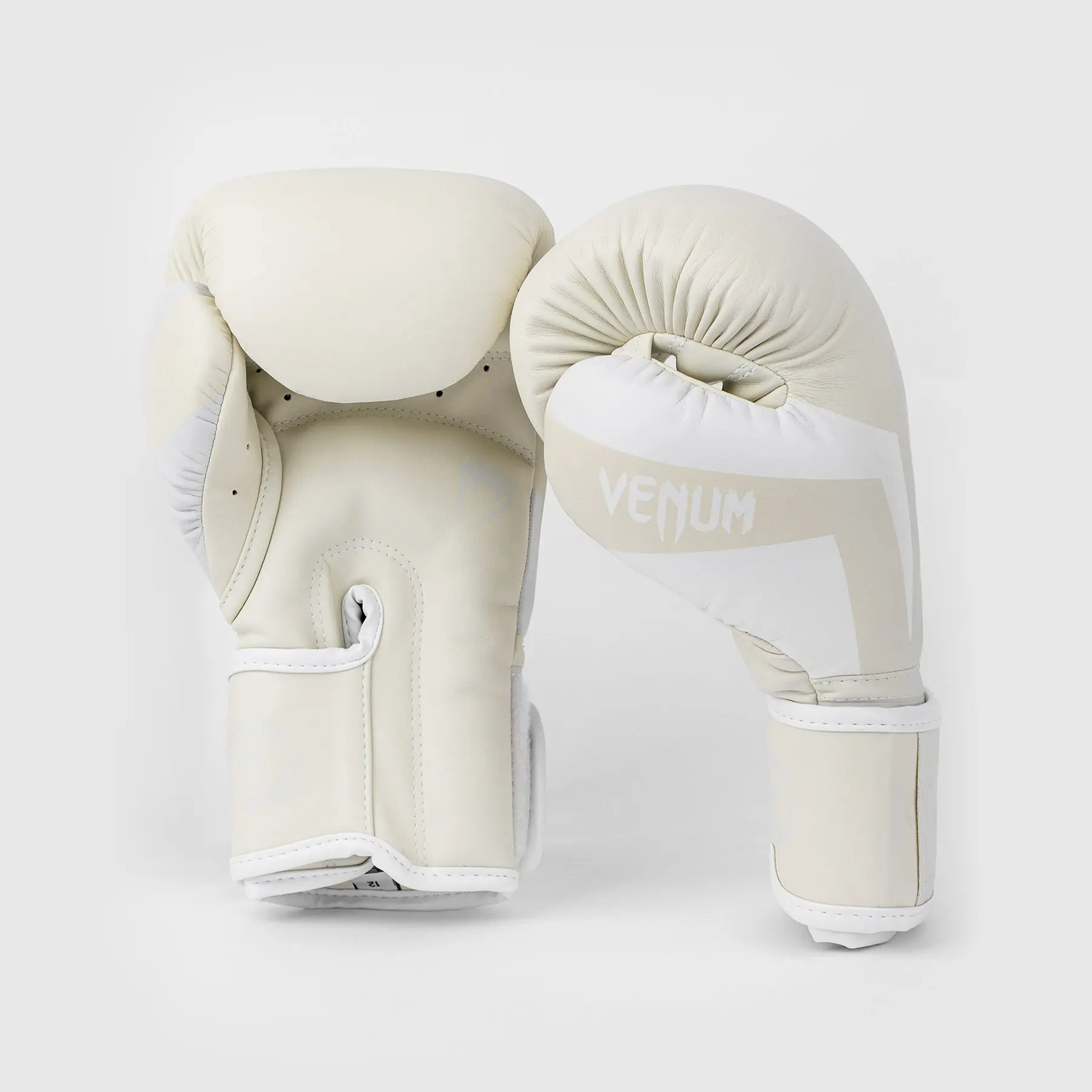 Venum Elite Boxing Gloves - White/Ivory