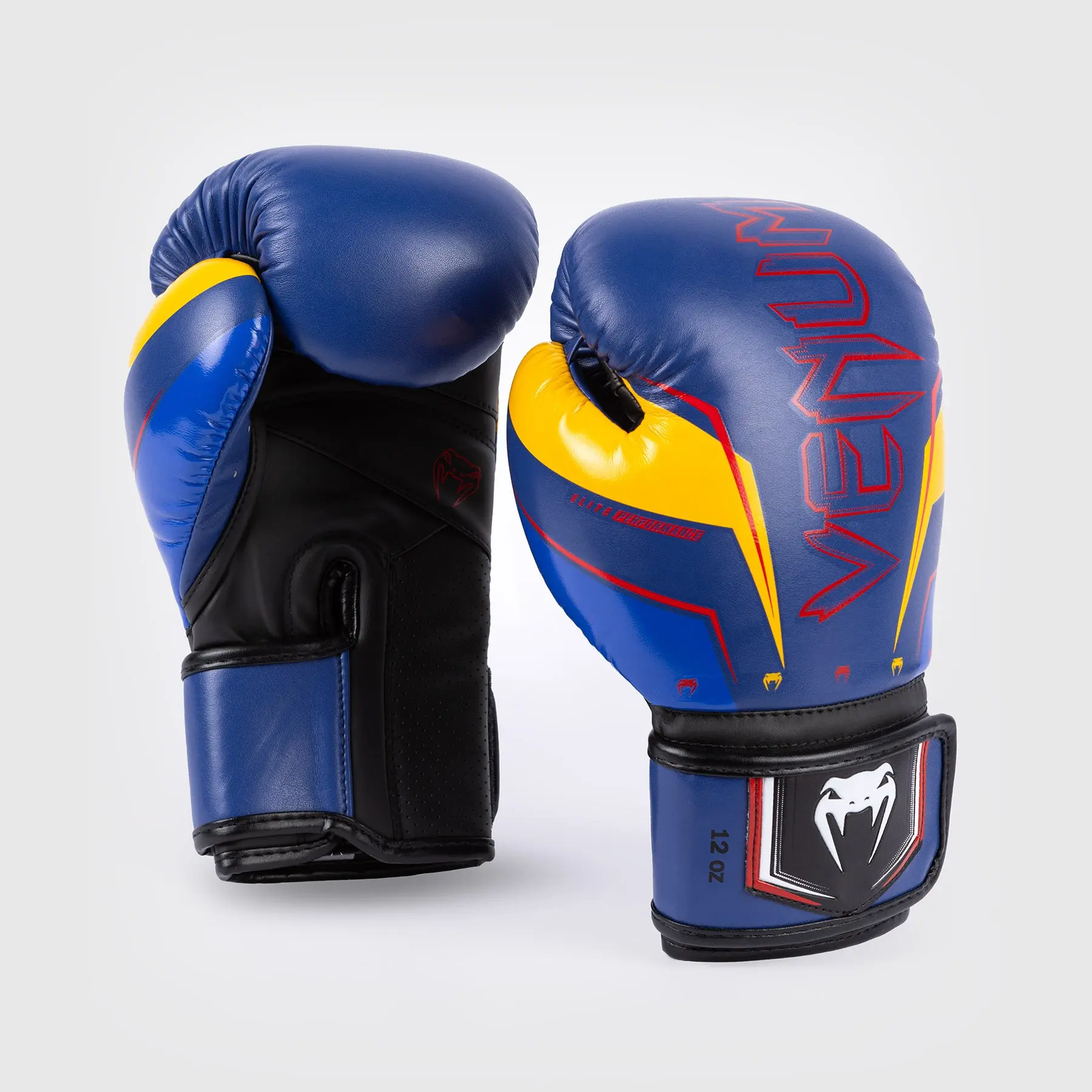 Venum Elite Evo Boxing Gloves - Blue/Yellow