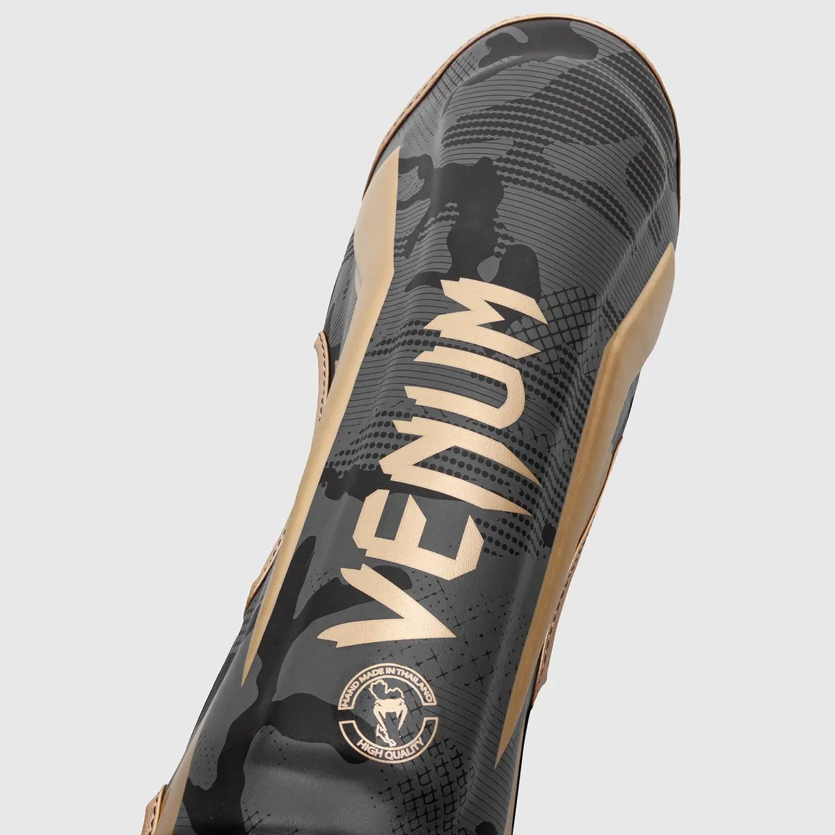 Venum Elite Shin Guard - Gold Camo
