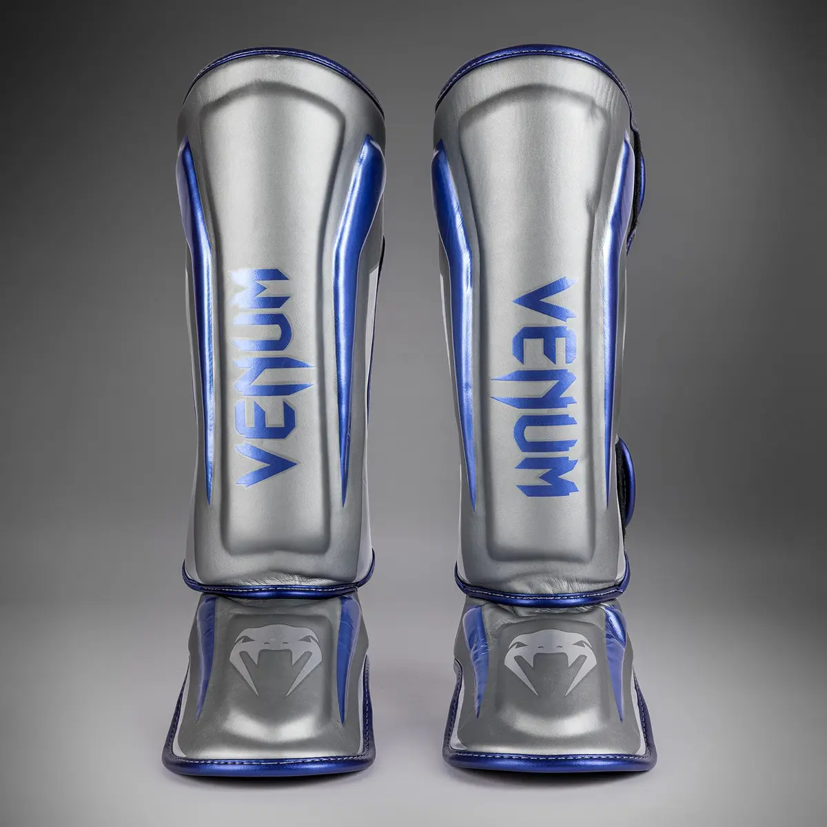 Venum Elite Shin Guards - Grey - Special Edition