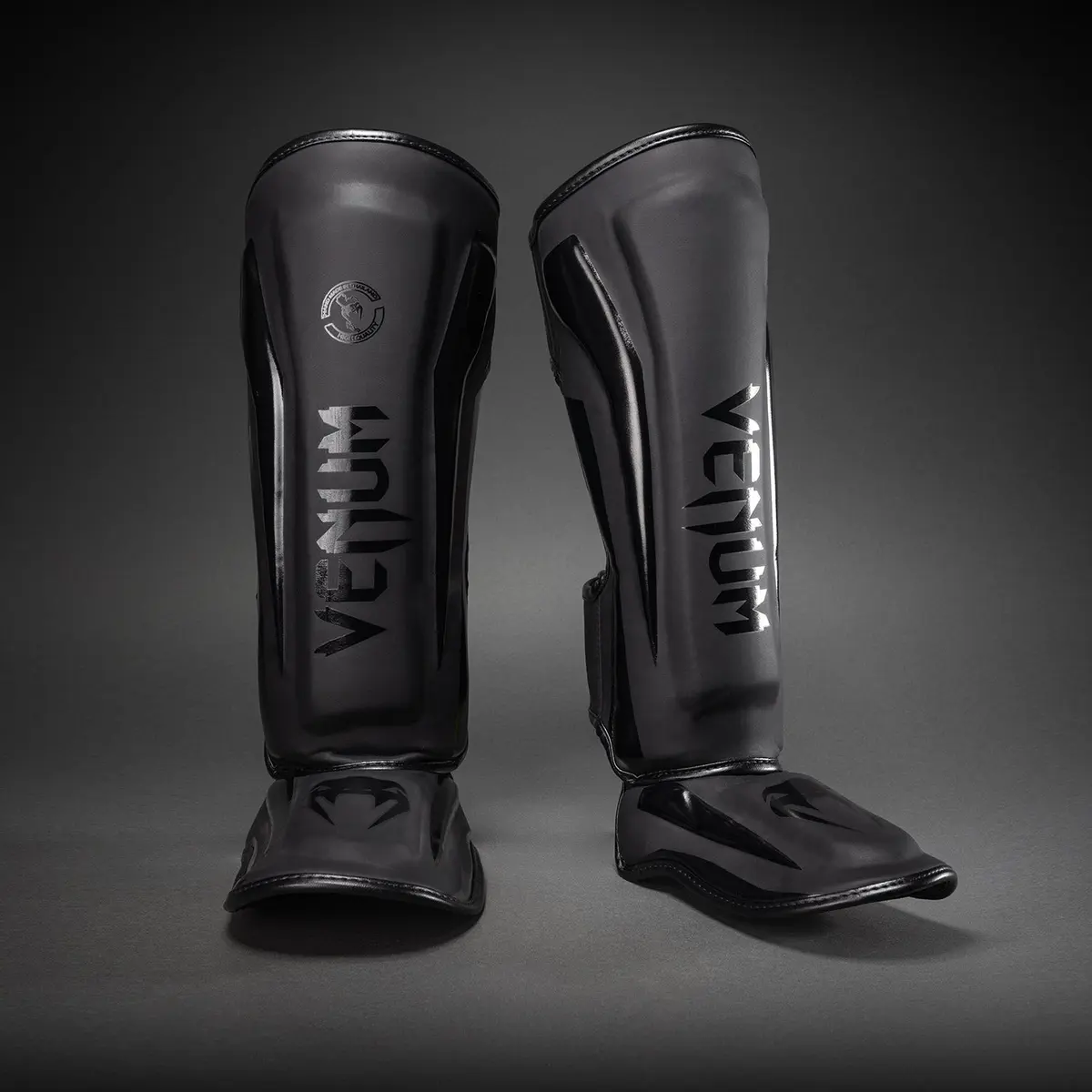Venum Elite Standup Shin Guards - Matte/Black