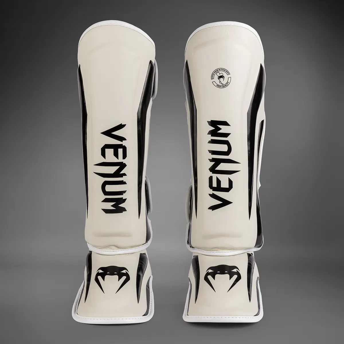 Venum Elite Standup Shinguards - White/Black