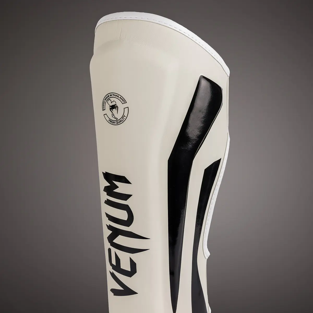 Venum Elite Standup Shinguards - White/Black, страничен изглед