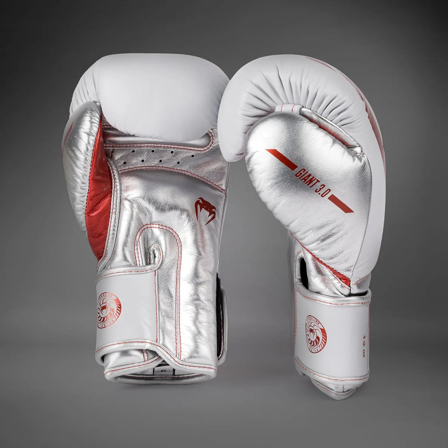 Venum Giant 3.0 Boxing gloves - Red/Silver - Special Edition