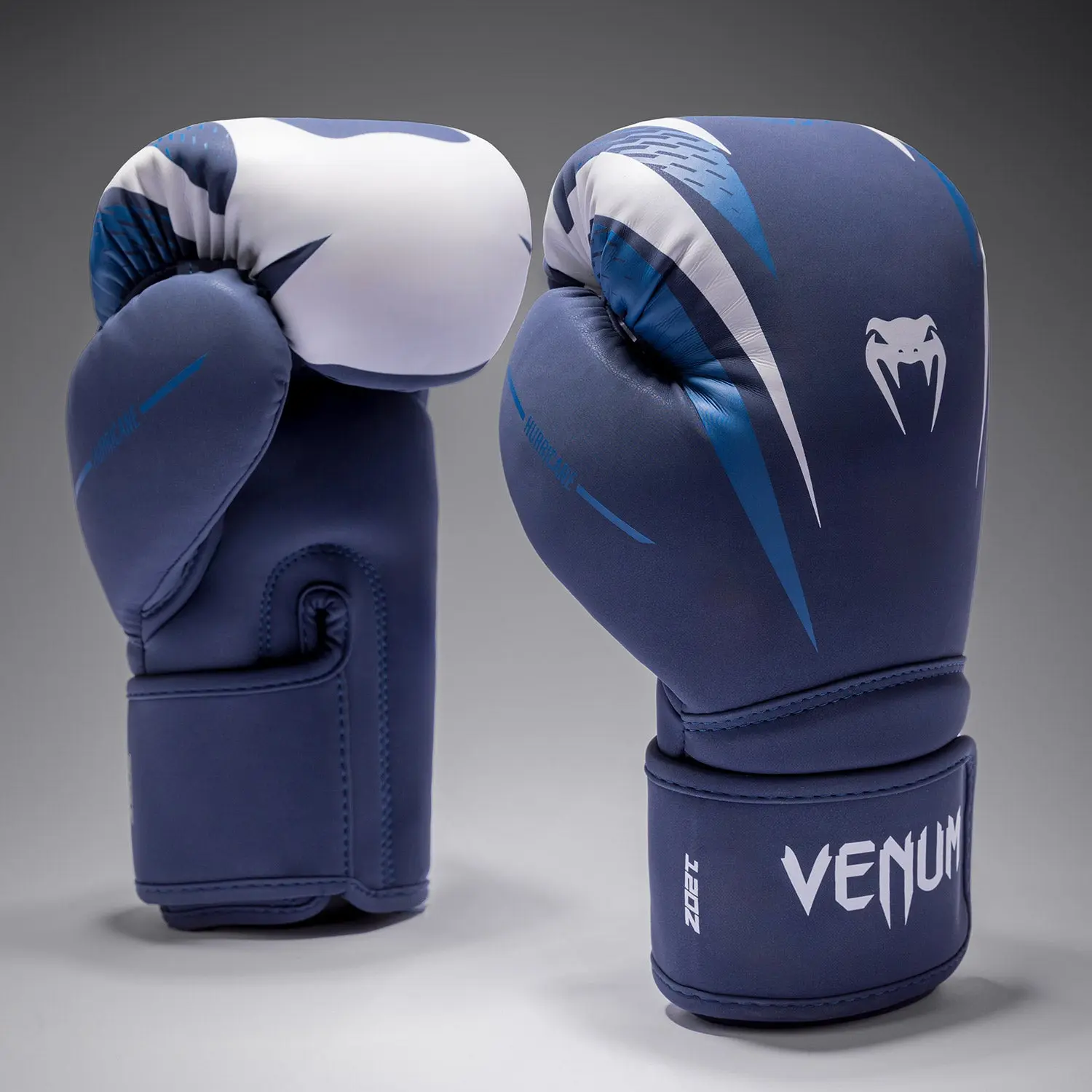 Venum Hurricane Boxing Gloves - Midnight Blue/ White