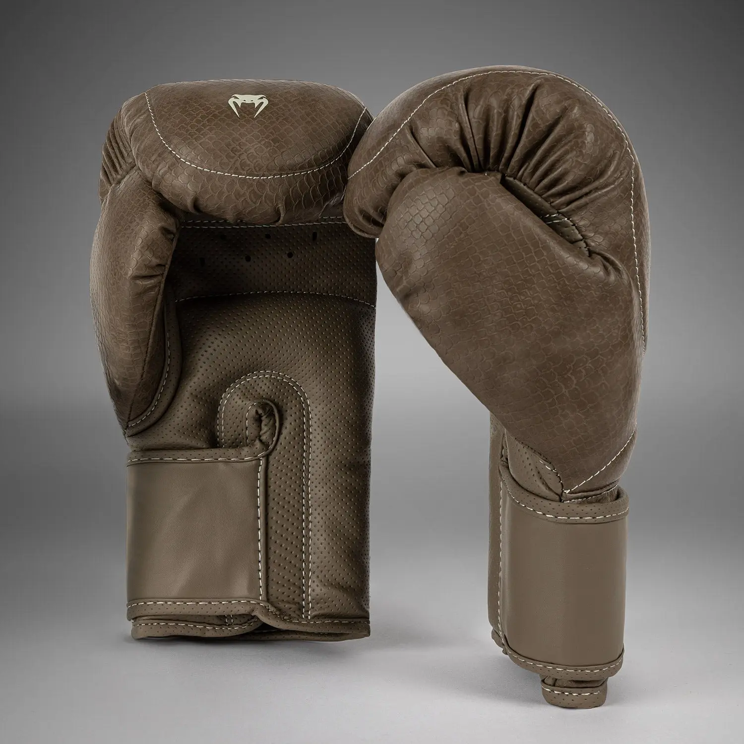 Venum Impact Evo Scales Boxing Gloves - Brown