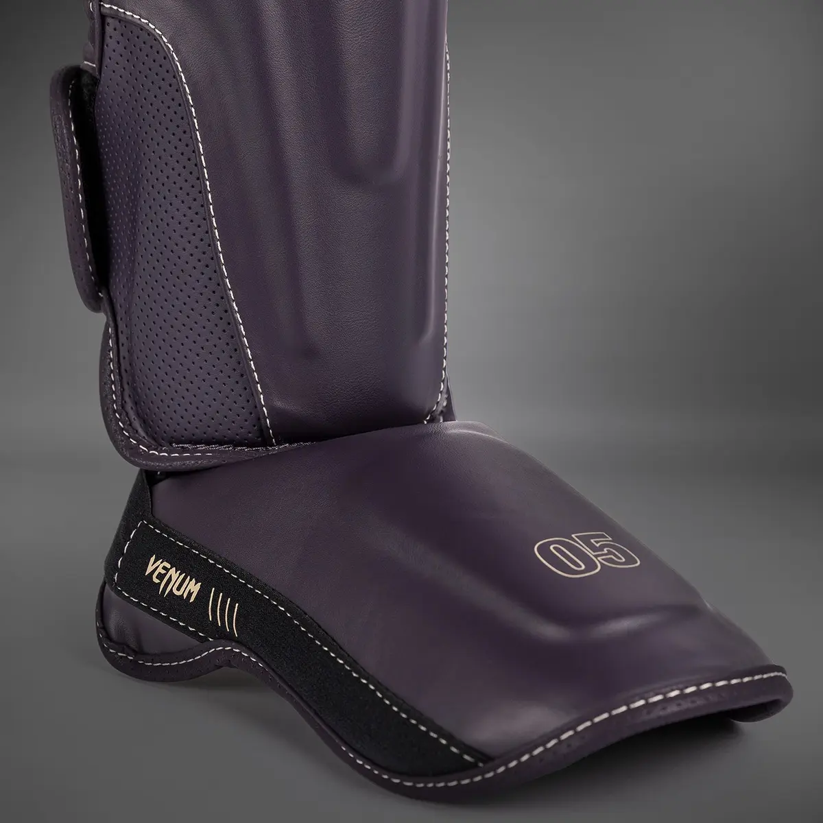 Venum Impact Evo Shin Guards - Deep Purple