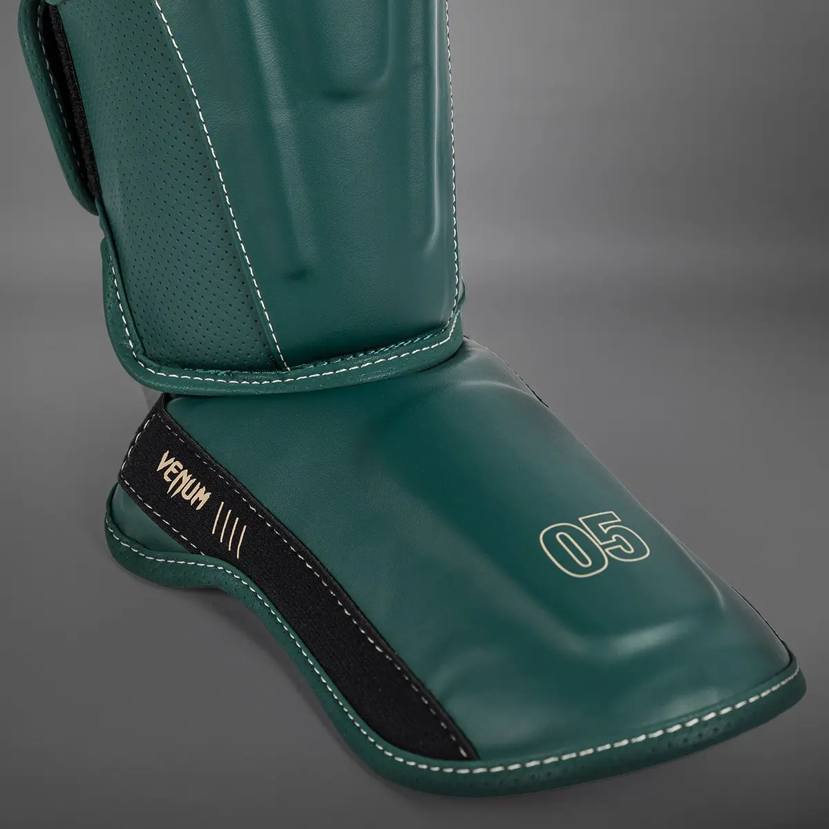 Venum Impact Evo Shin Guards - Emerald Green