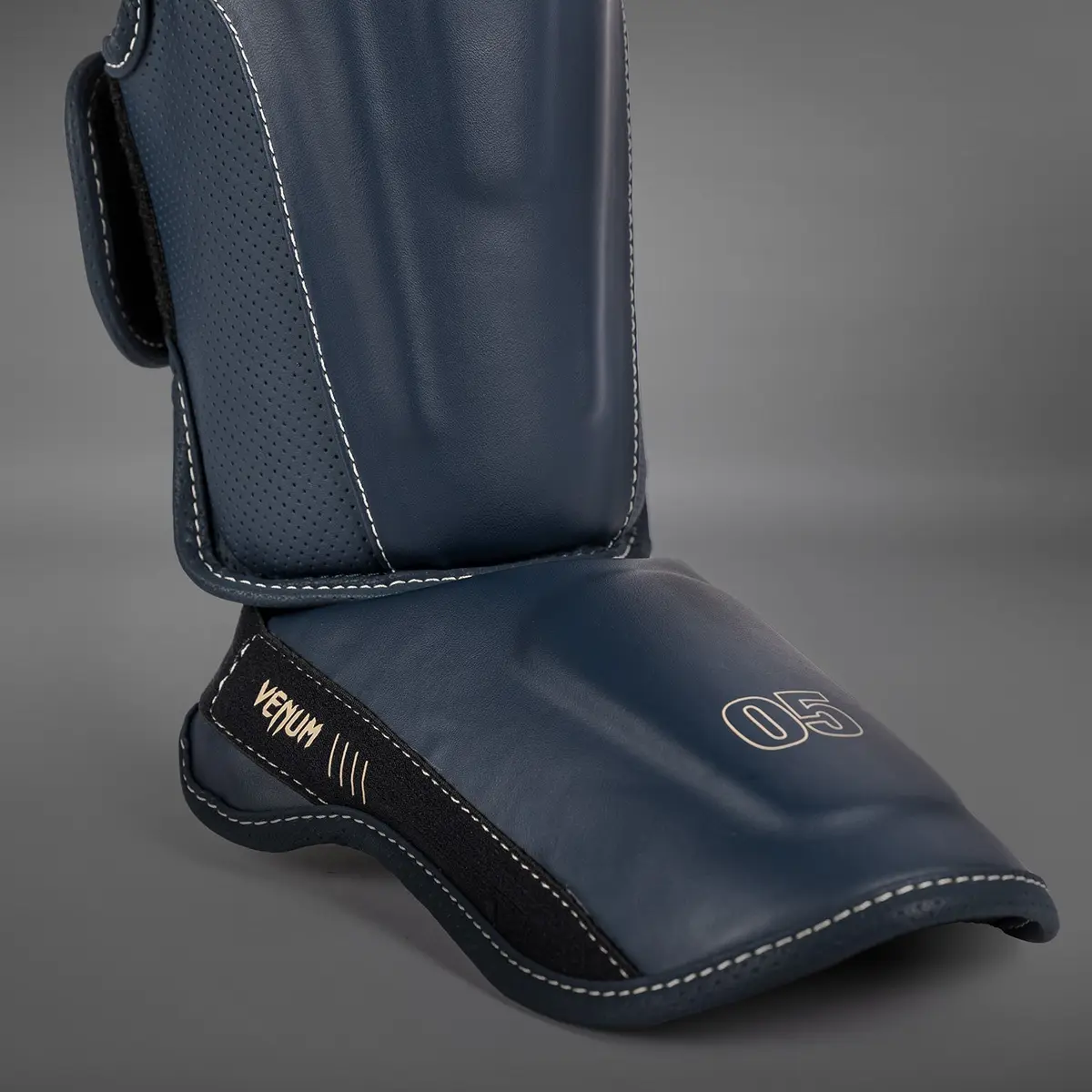 Venum Impact Evo Shin Guards - Icy Blue