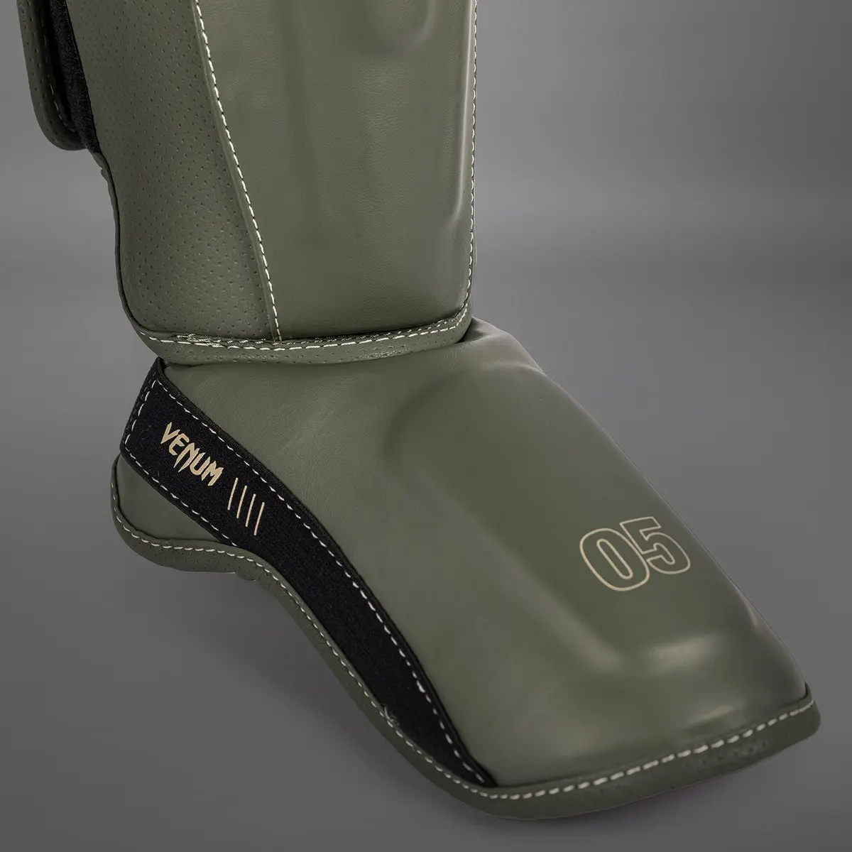 Venum Impact Evo Shin Guards - Military Green