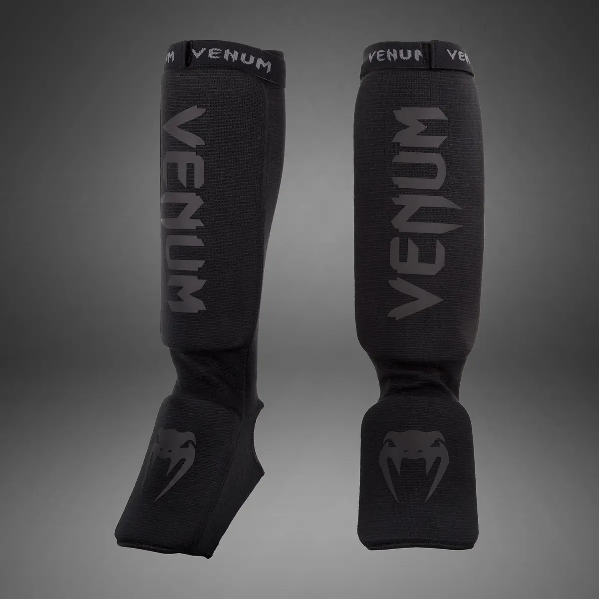 Venum Kontact Shin Guards - Black/Black
