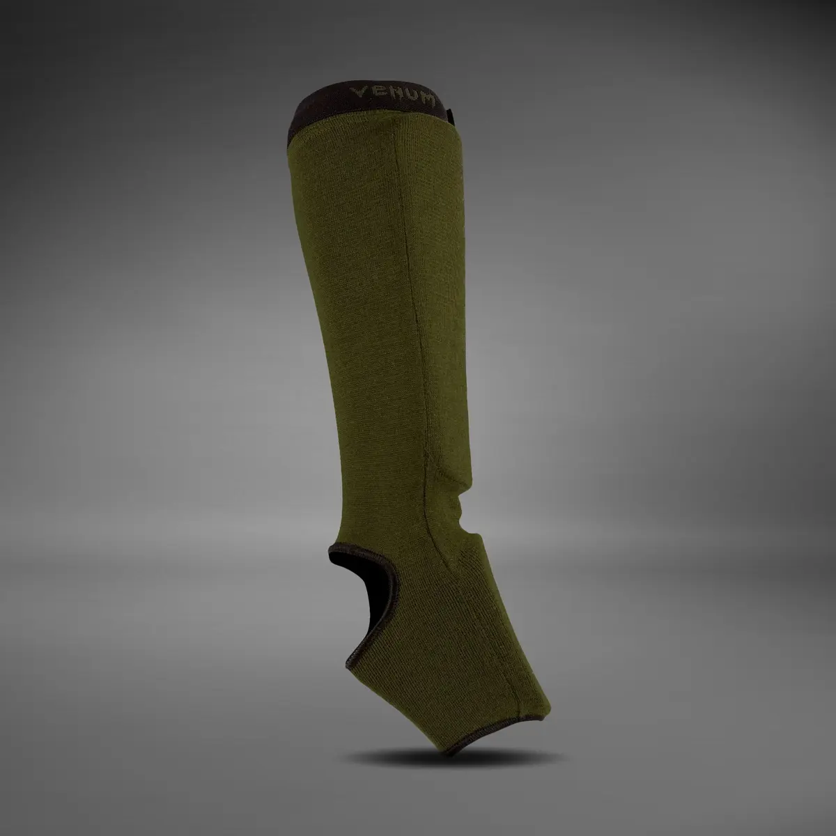 Venum Kontact Shin Guards - Khaki/Black