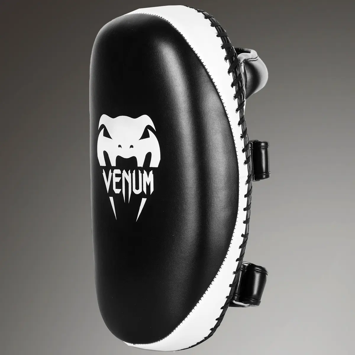 Venum Light Kick Pads - Skintex Leather - Black/Ice (Pair)