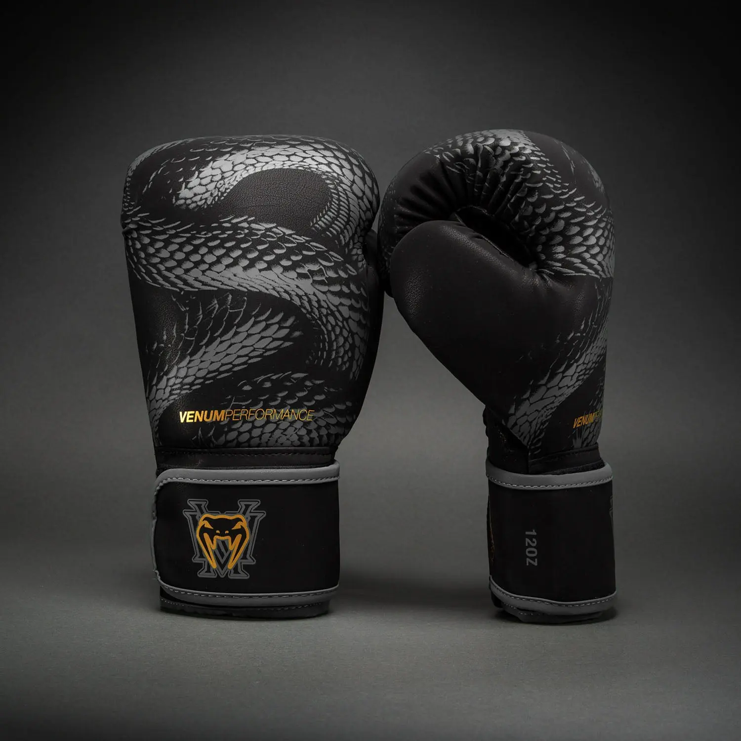 Venum Matupa Boxing Gloves - Black/Grey/Gold