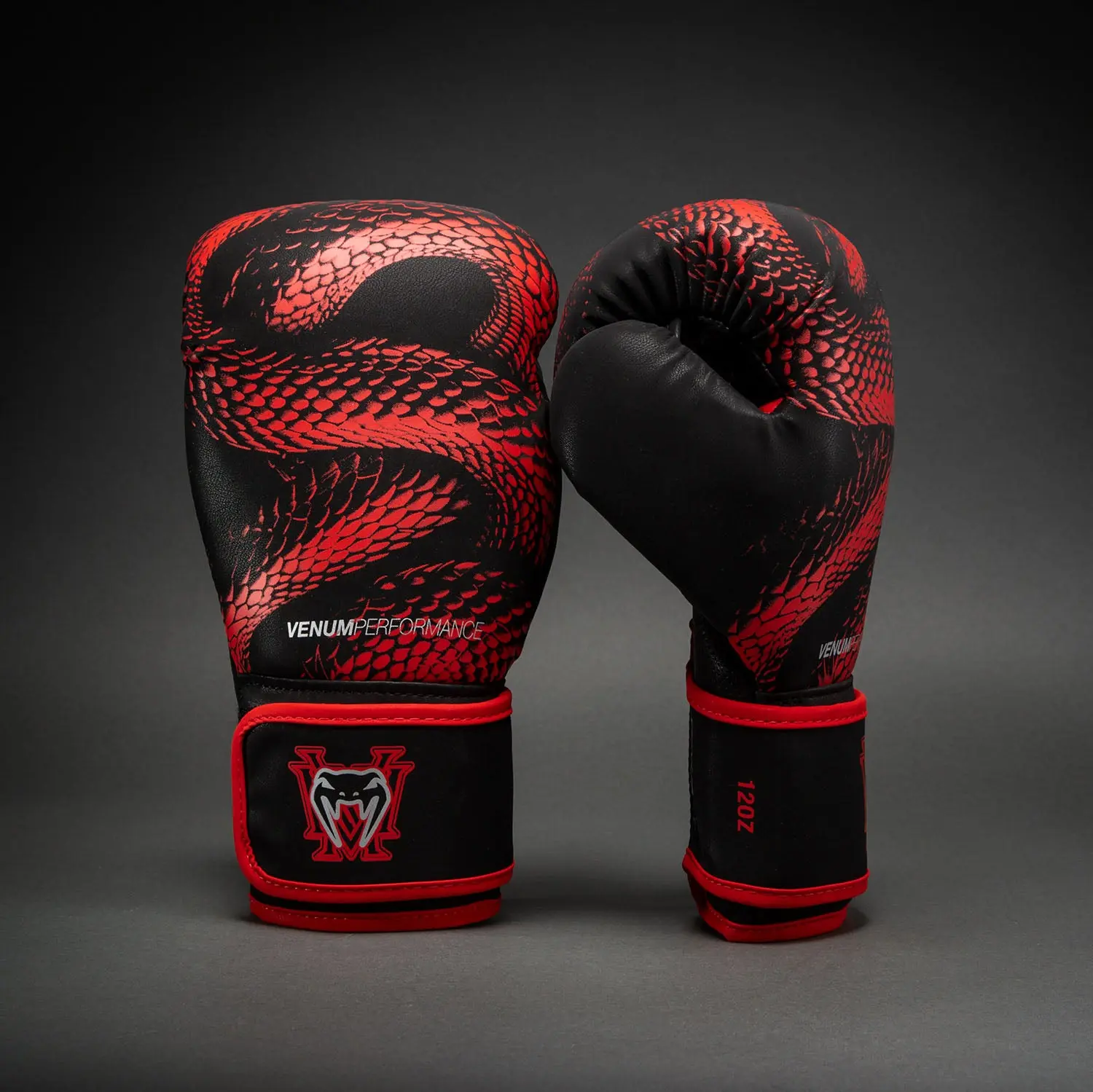 Venum Matupa Boxing Gloves - Black/Red/Silver