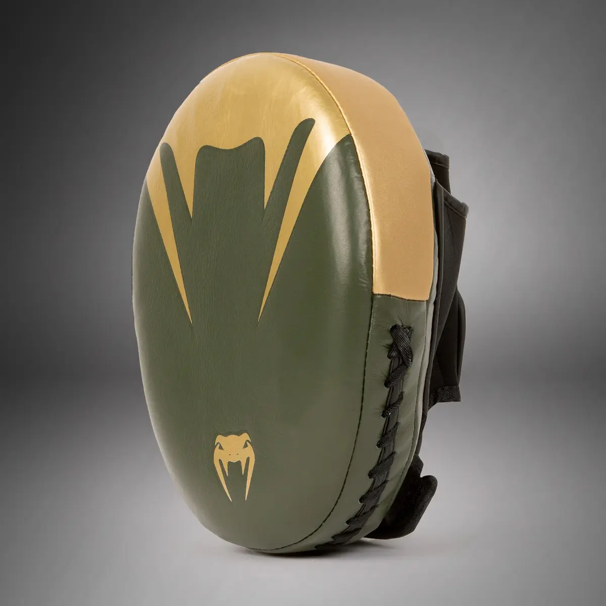 Venum Pro Boxing Big Punch Mitts (Pair) - Khaki/Gold