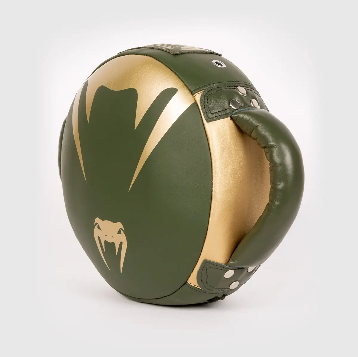 Venum Pro Boxing Mini Round Punch Shield - Khaki/Gold