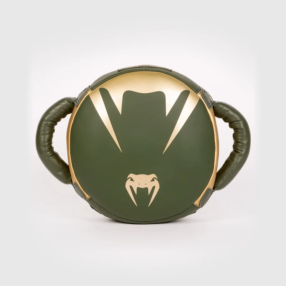 Venum Pro Boxing Mini Round Punch Shield - Khaki/Gold