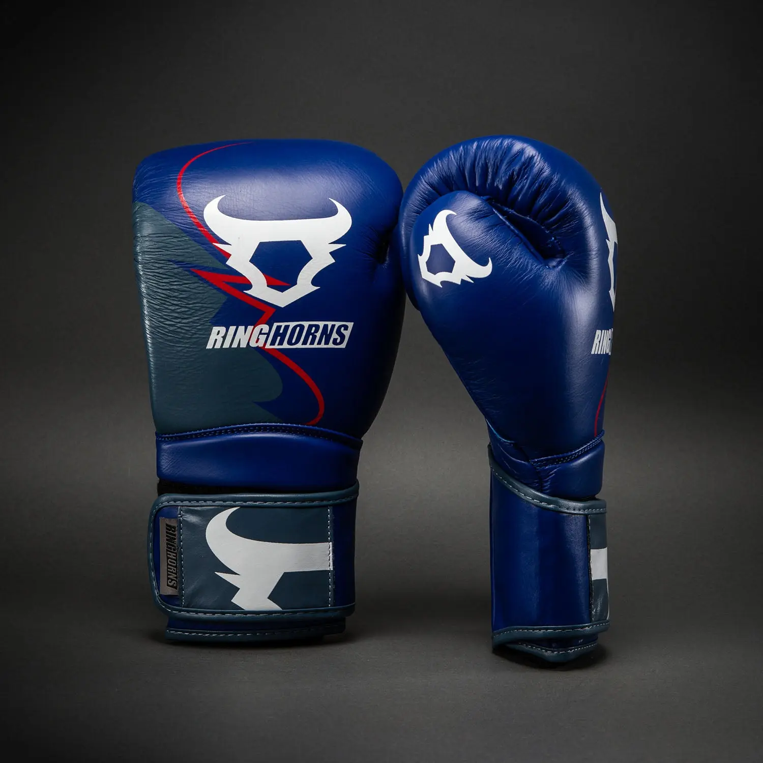 Ringhorns Charger by Venum Boxing Gloves - Navy Blue/Red