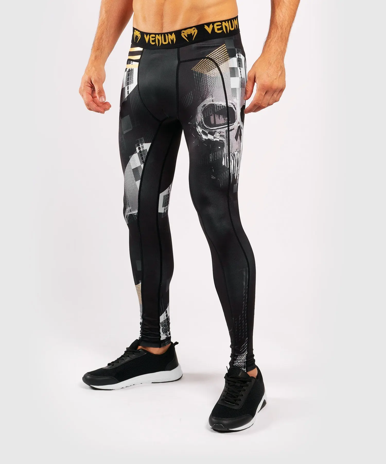 Pantalon lung - Venum Skull Tights - Black