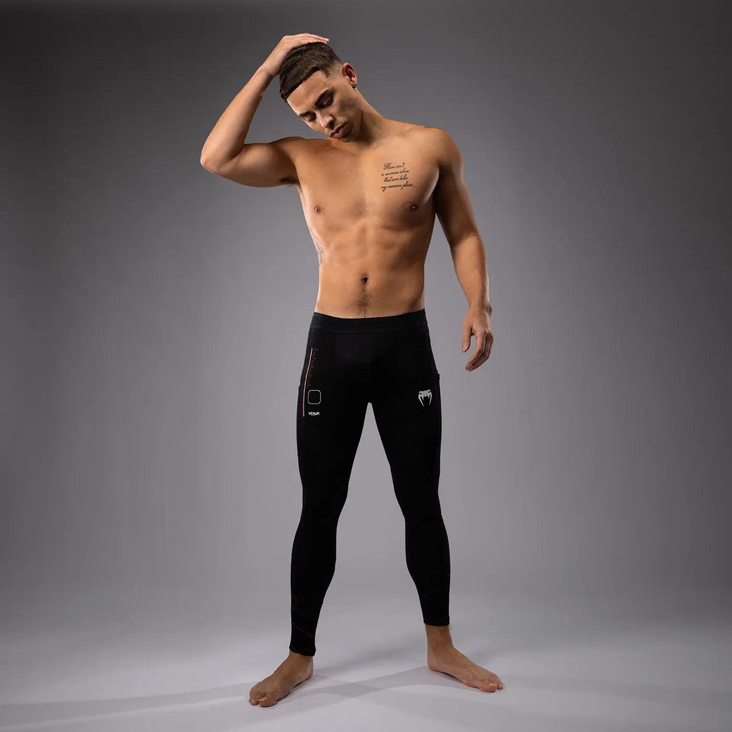 Тренировъчен клин с къси крачоли - Venum Tactical XT Vale Tudo Shorts - Black/Fire Red