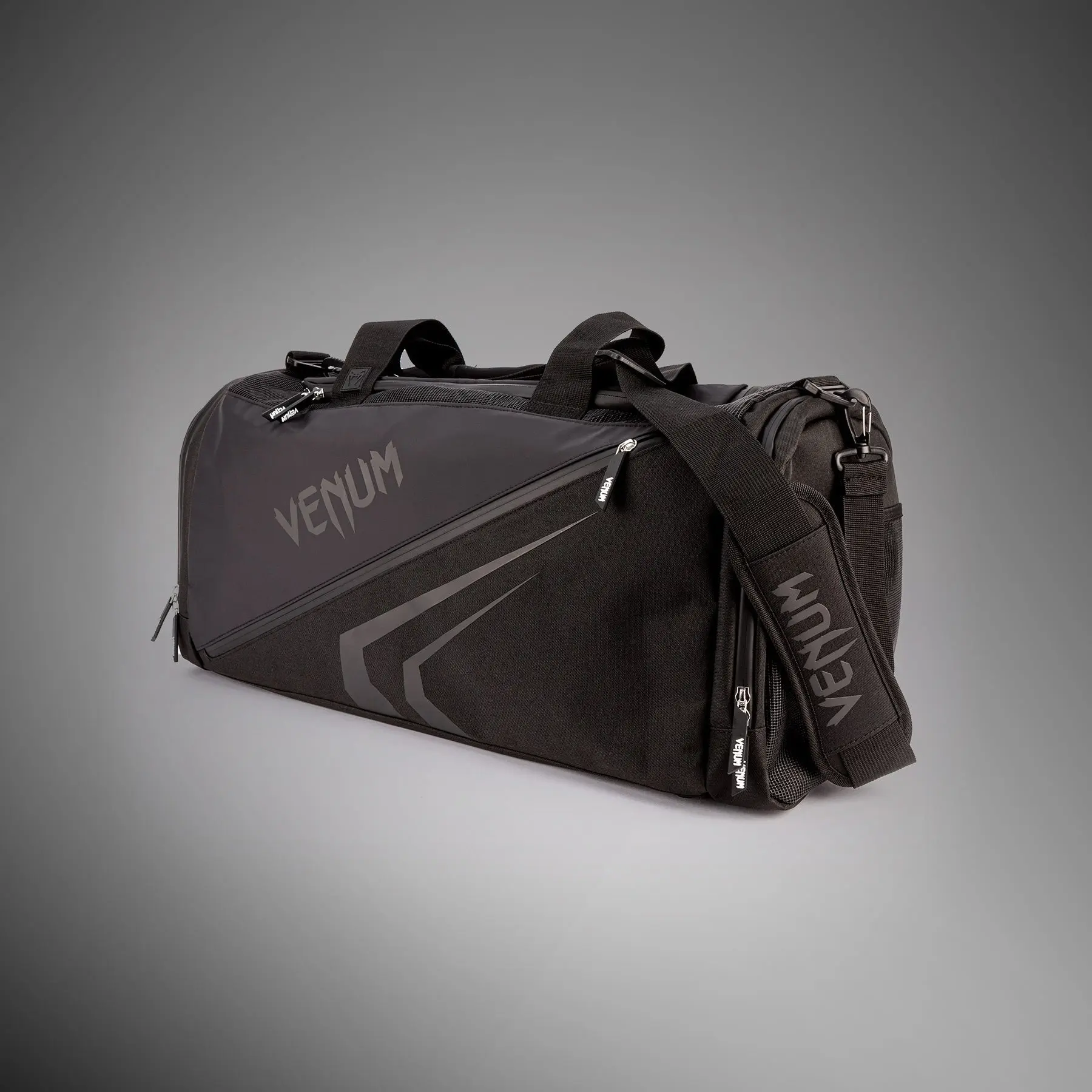 Venum Trainer Lite Evo Sports Bags (48L) - Black/Black
