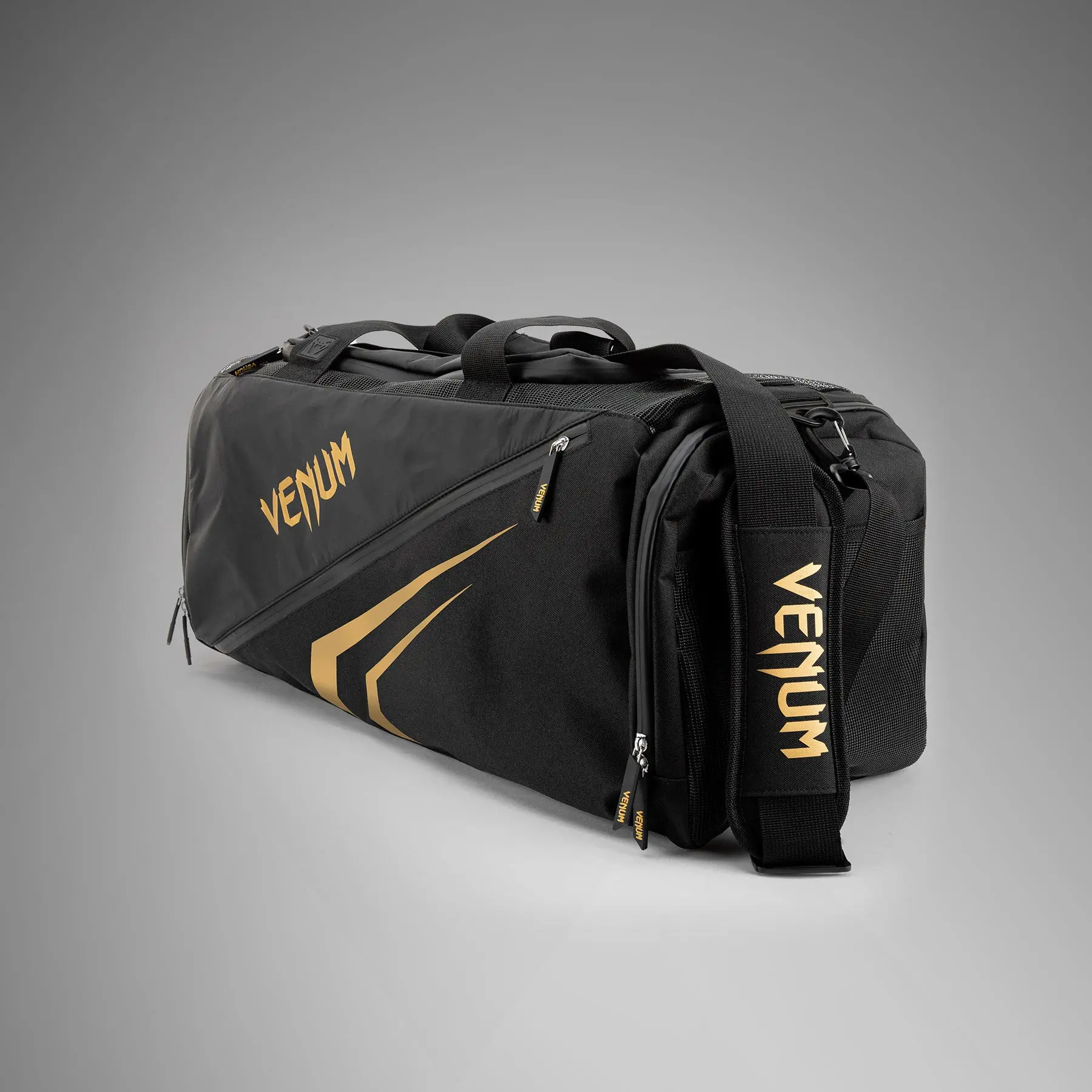 Venum Trainer Lite Evo Sports Bags (48L) - Black/Gold