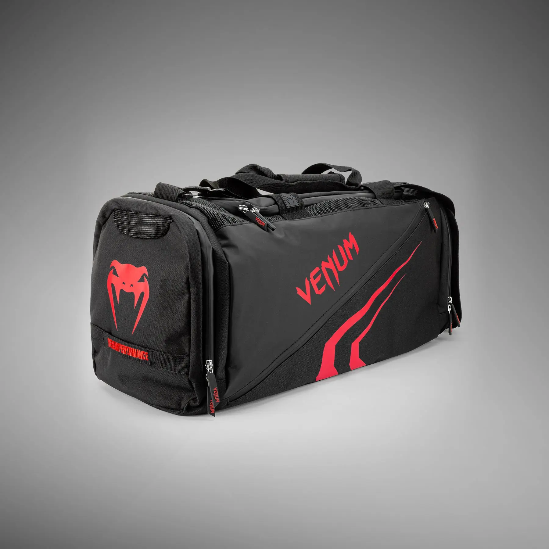 Venum Trainer Lite Evo Sports Bags (48L) - Black/Red, страничен изглед