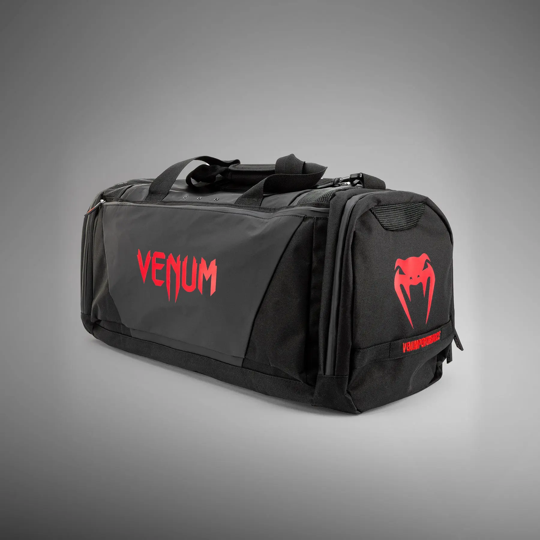 Venum Trainer Lite Evo Sports Bags (48L) - Black/Red, преден ляв изглед