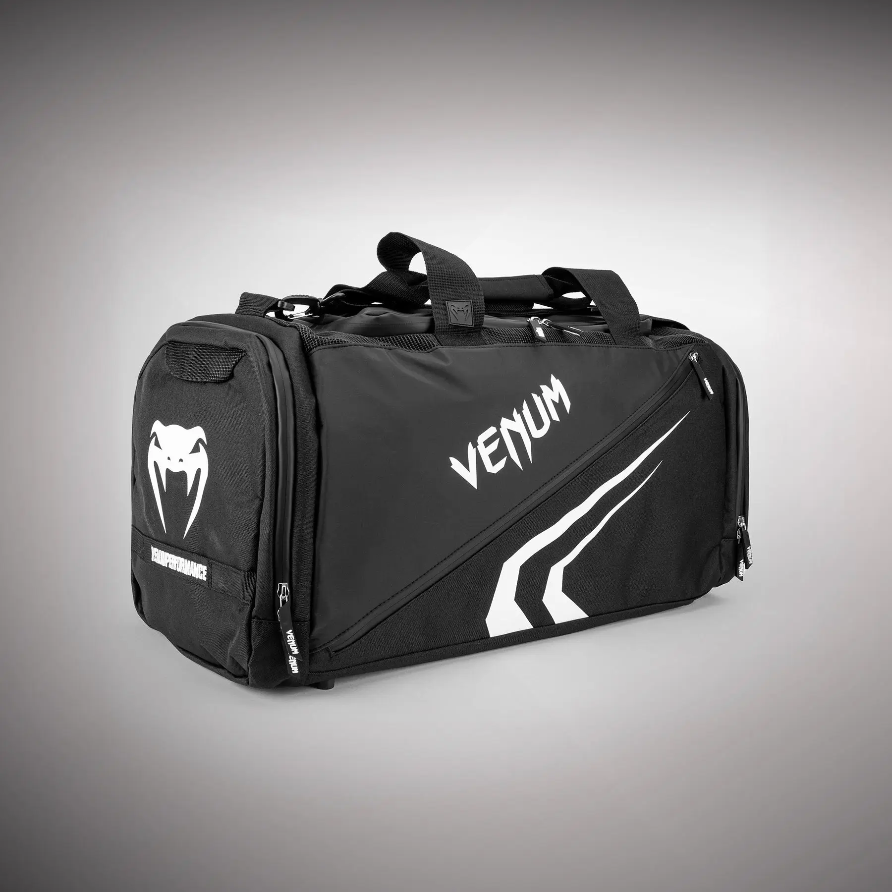 Venum Trainer Lite Evo Sports Bags (48L) - Black/White