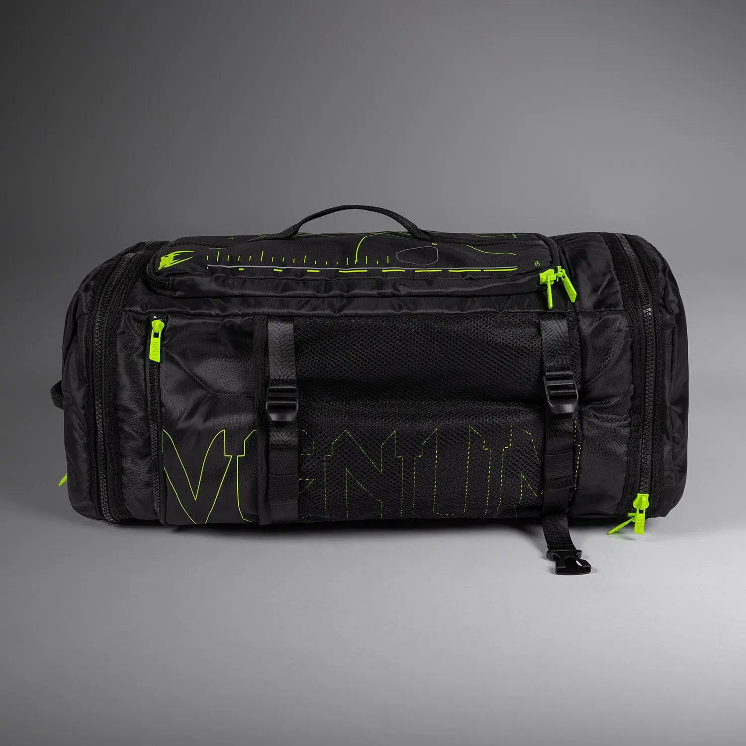 Venum Training Camp 4.0 Sports Bag - Black/Neon Green