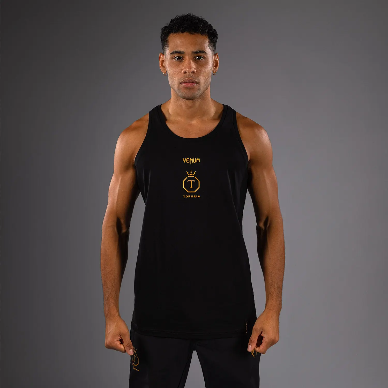Потник - Venum x Ilia Topuria Unmatched Tank Top - Black/Gold