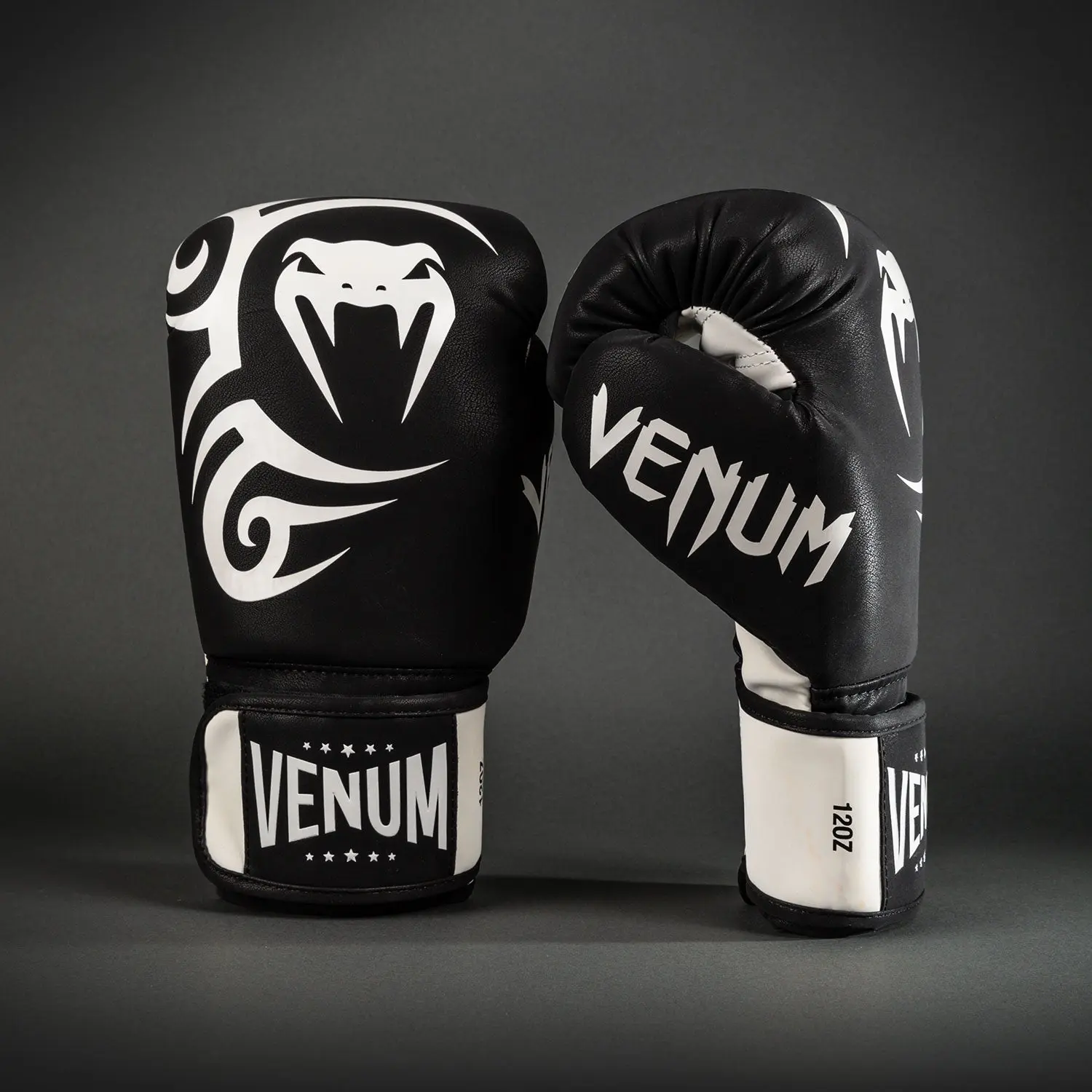 Venum Mike Tyson Replica Boxing Gloves - Deep Black/Optical White