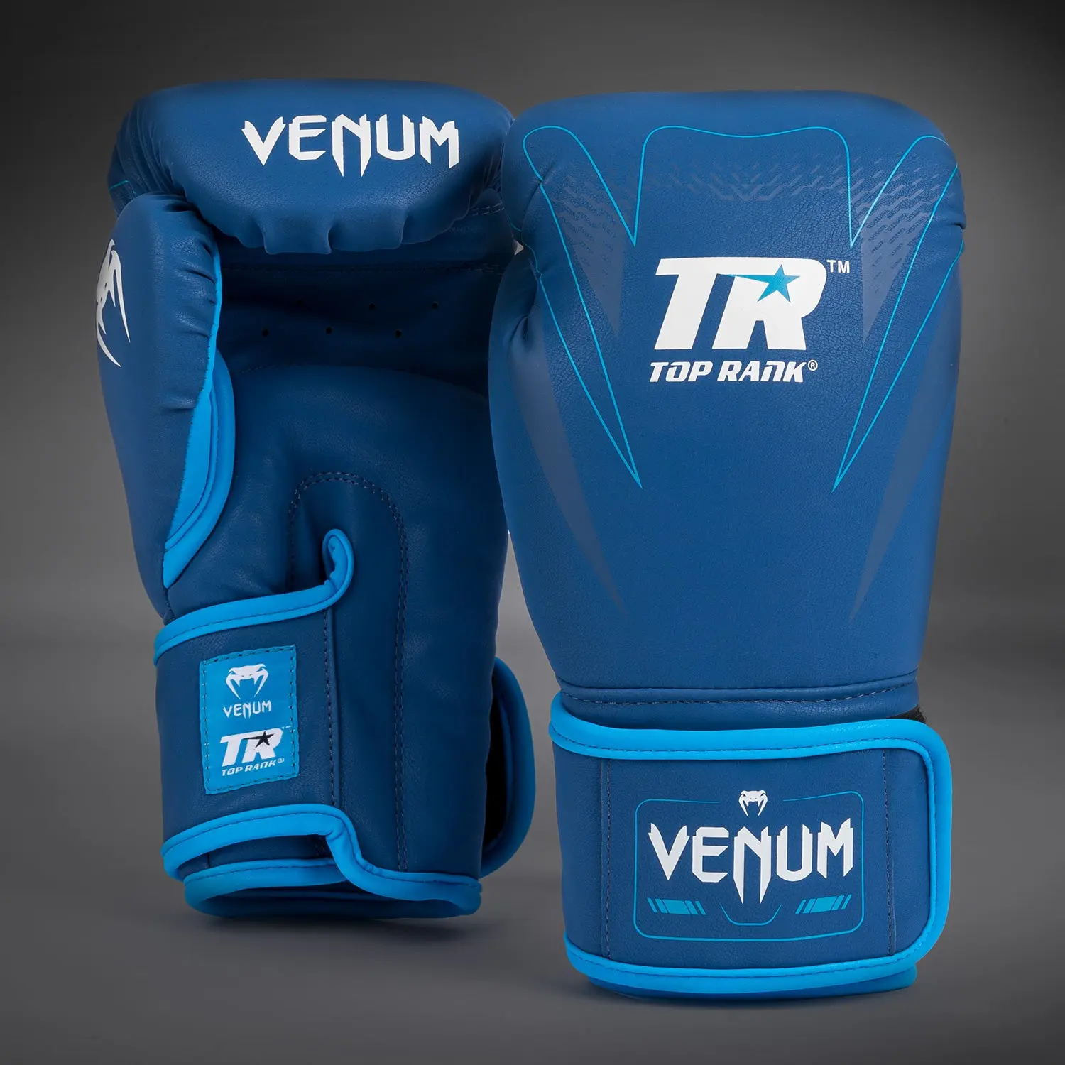 Venum Venum x Top Rank Original Impact Boxing Gloves - Navy Blue - 10 OZ