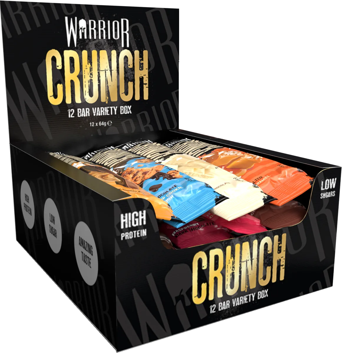 Warrior Crunch Protein Bars 12 x 64 г