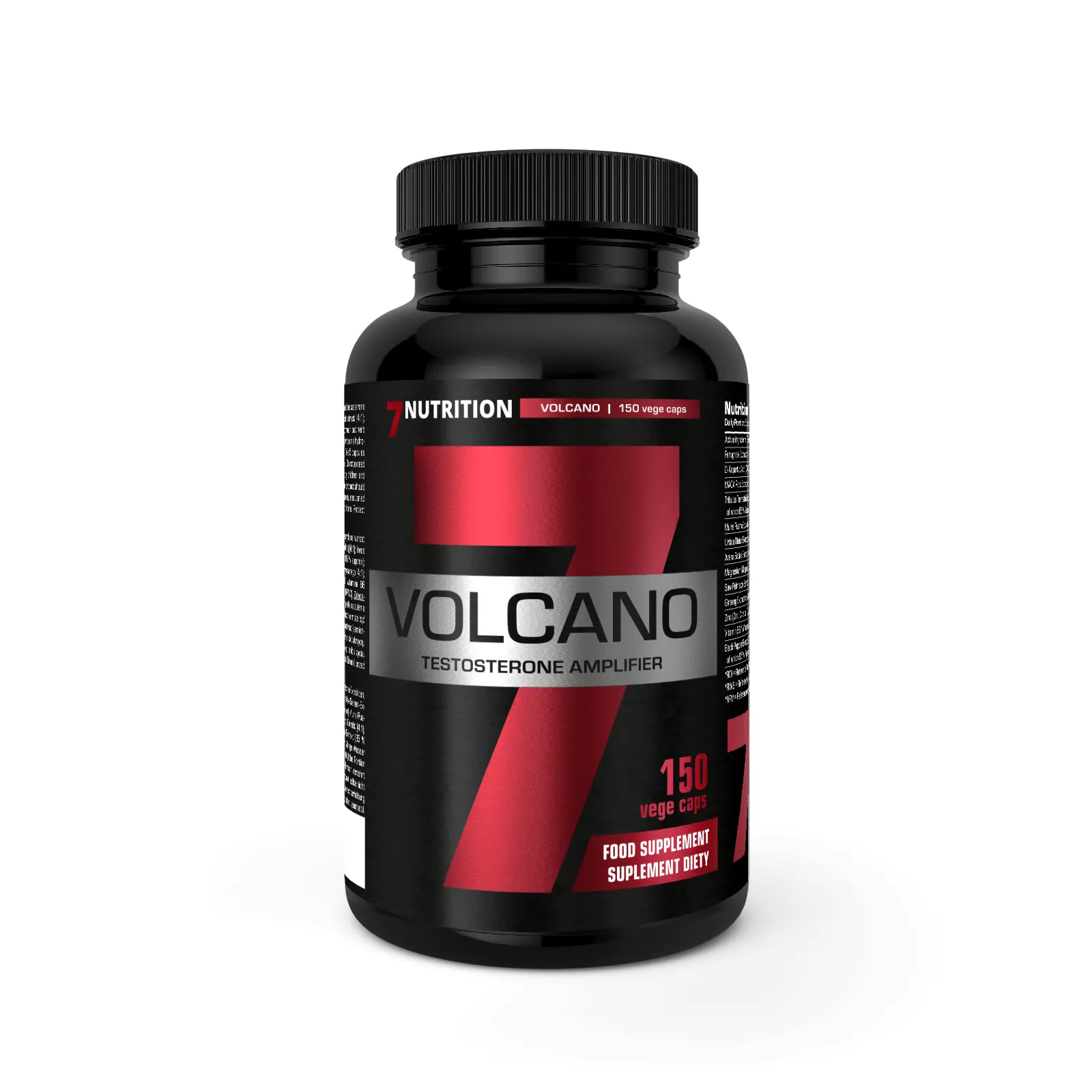 7Nutrition - Volcano 150 vege caps. преден изглед на опаковката